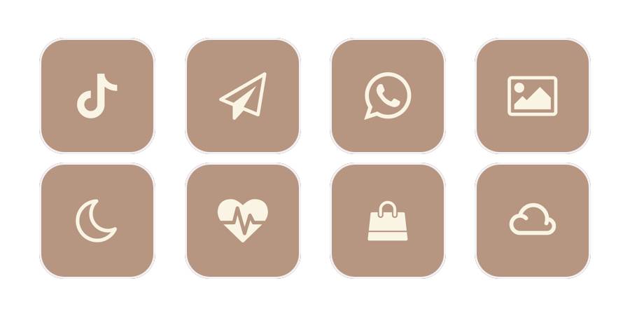 Brown icons🐻🤎🤎 بسته آیکون برنامه[uYksmLNDa300Xs8jjEBv]