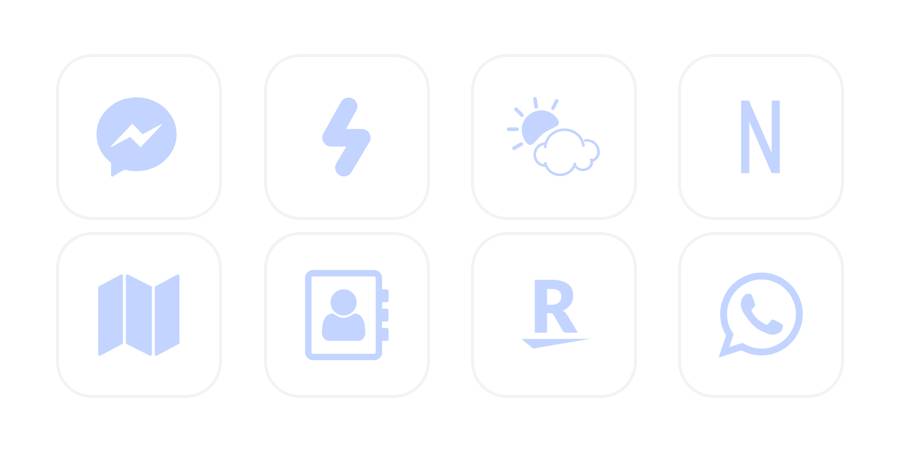 pastel blue icons App Icon Pack[k0fEHYQvVIhqsQE5DL3V]
