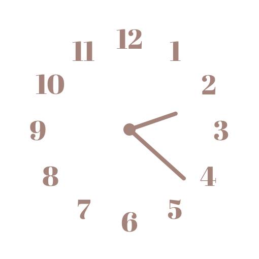 brown widget 시계 위젯 아이디어[0Y4YPr4J6ROXCJ4cXz20]