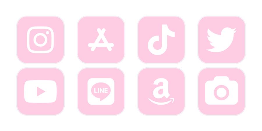 pink iconpack Sovelluskuvakepaketti[p4zai5OIbFN9pkFXk3W0]