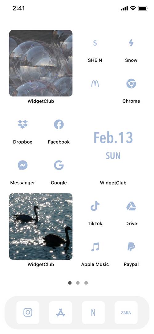 Blue world home screen kit Ana Ekran fikirleri[XPxCo6261drLNvBI2KBi]