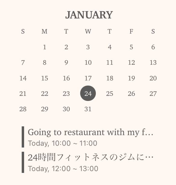 Calendario Ideas de widgets[pLyToBigG63VO4Ddilzz]