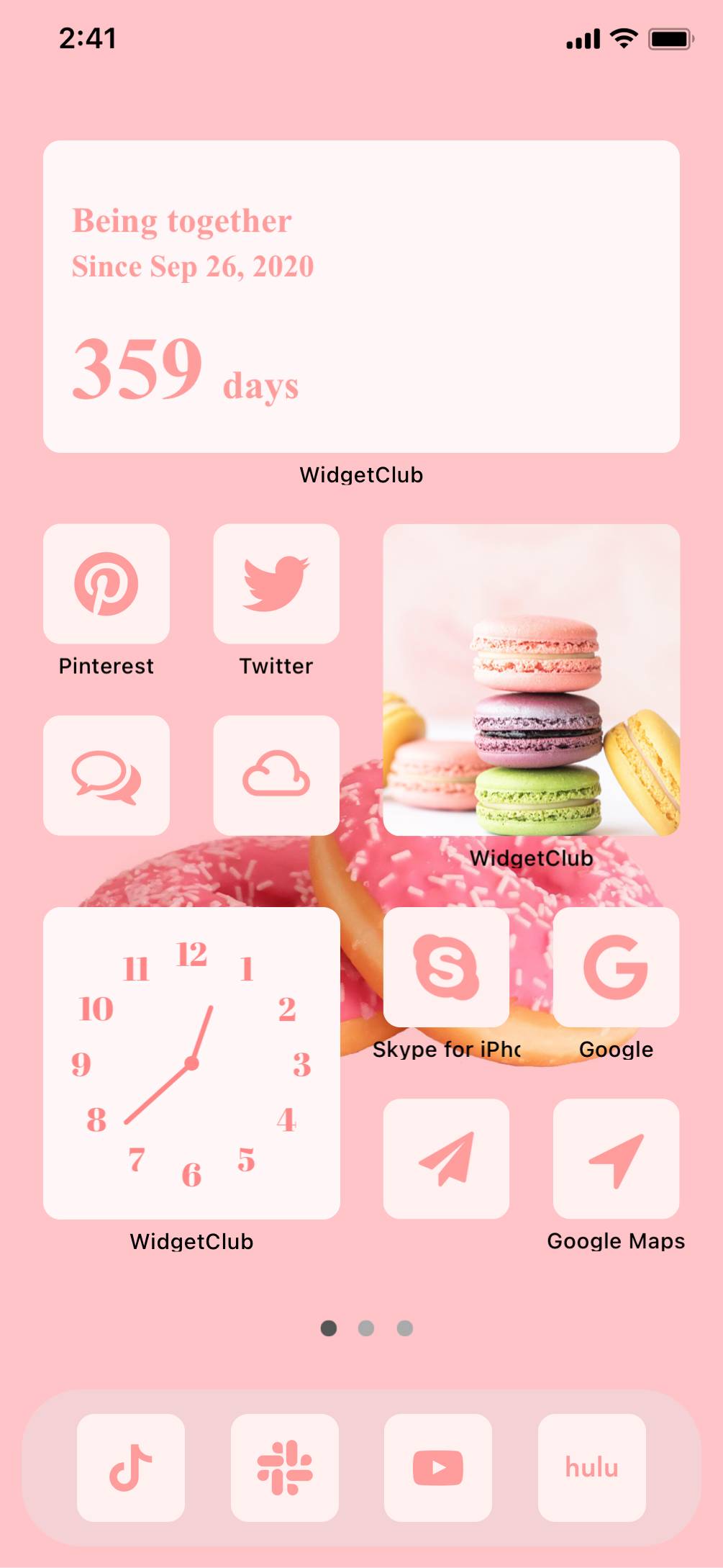 Pink sweet doughnuts🍩💓Ana Ekran fikirleri[0WEXFpMVp2CJc3Qeo9gc]