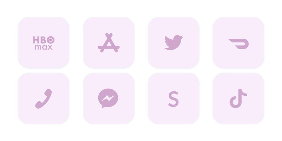 pastel purple Pakiet ikon aplikacji[FVeCyQRNAqk5j0S3PihY]