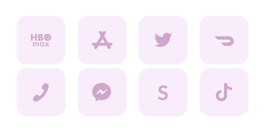 pastel purple Paquete de iconos de aplicaciones[FVeCyQRNAqk5j0S3PihY]