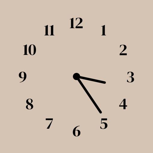 Beige Reloj Ideas de widgets[templates_PpbTTadP8Gu3kmuIUNxV_C4E05680-281E-4904-AE5B-74F3E6A4CD62]