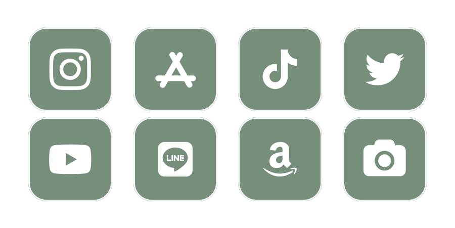 Green iconpack Pacote de ícones de aplicativos[g4mZ6BYhZSghV3BC3Fba]