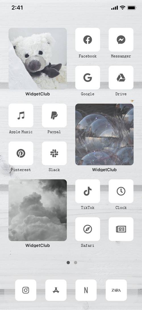 おしゃれなホーム画面のカスタマイズ1 6選 Iphone Android用 Widgetclub おしゃれなホーム画面のカスタマイズ1 6選 Iphone Android用 Widgetclub