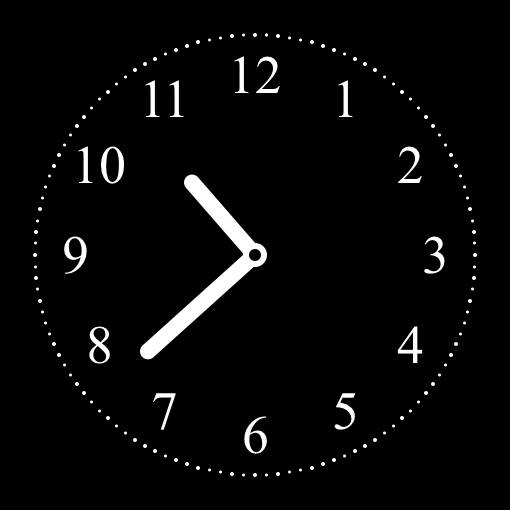 black clock Zegar Pomysły na widżety[DXmDRRYEnq8jX4jLP1rH]
