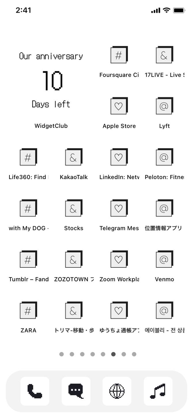 pixel art ホーム画面カスタマイズ[cw76VvkO5zVo4YrPMwXZ]