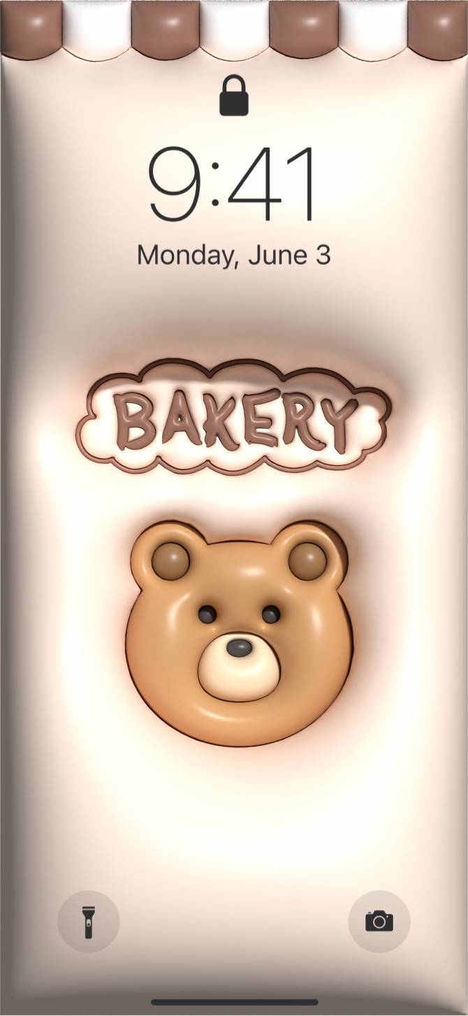 bakery cafe x brown bearHjemmeskærmsideer[FbMAGydcmGtY7oVChzmh]