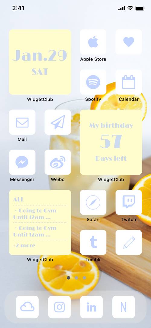 Lemon soda template Home Screen ideas[QlPPqXpV1DRwaOeff7ib]