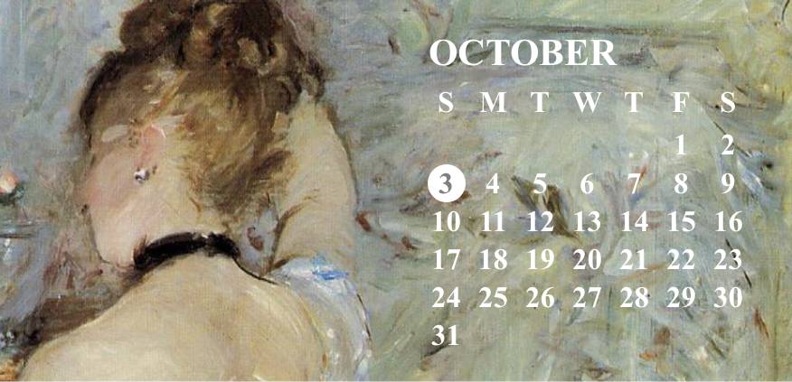 Oil painting calendar Lịch ý tưởng widget[YkksAkrK9eeBkFe5KyMH]