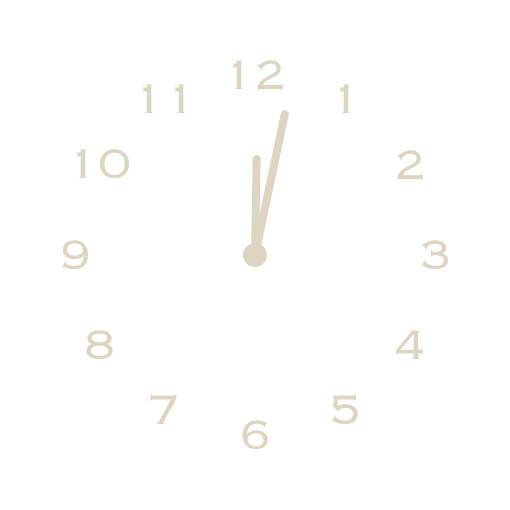 Pastel Clock Widget ideas