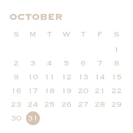 Pastel Calendar Widget ideas