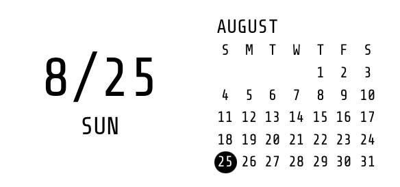 Calendário Ideias de widgets[templates_gdaWNlKsK0KHA4km88GW_2C471557-807F-4A5A-8707-8ADFE1FCD1CE]