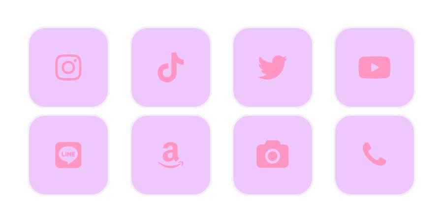pink pastel iconpackアプリアイコン[dFo6hUWUVJ9y1HAafOrl]