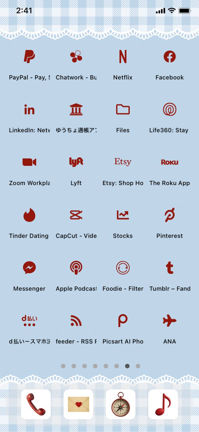 blue plaid x girly redHome Screen ideas[fDUtnD2j0sUVl6VGKiTJ]