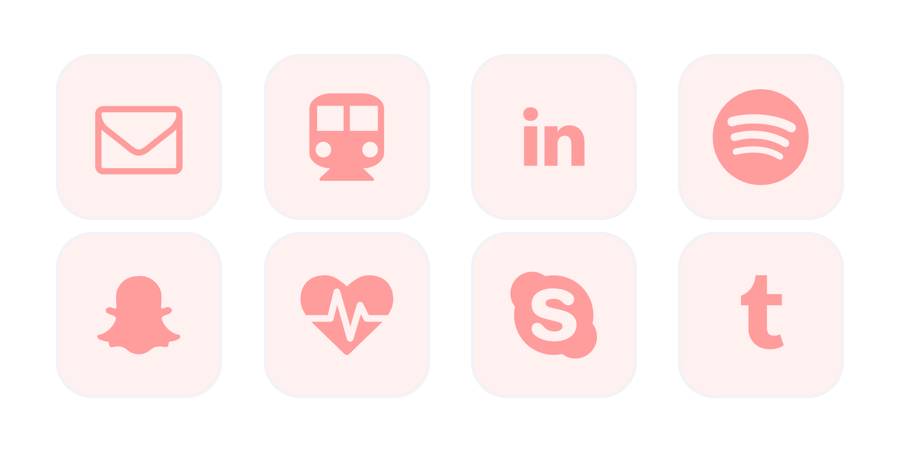 Palepink & redpink icons🌸 Pack d'icônes d'application[tDrDeeoi9lCYW2Q5H66o]