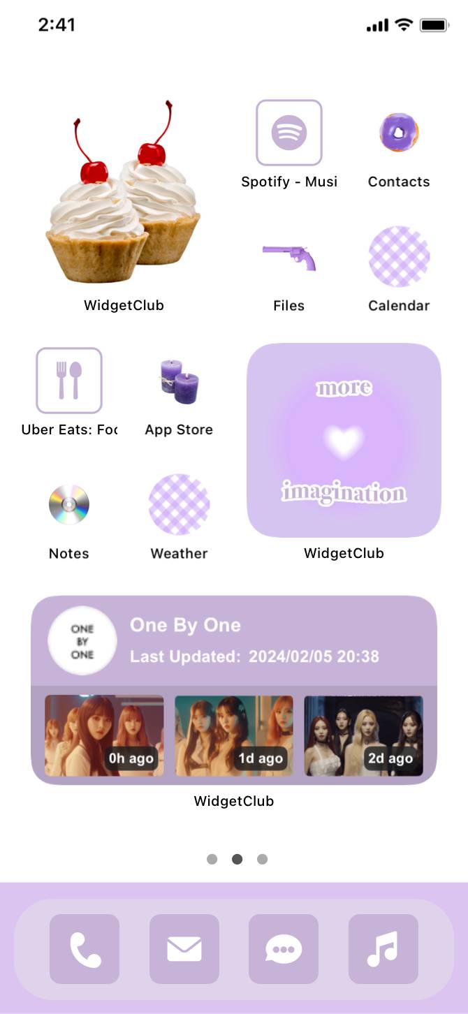 purple cute home screenIdee per la schermata iniziale[jf2amQv7PzJqvp8v6iO8]