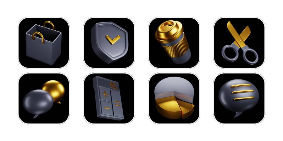 3D app iconpacks App Icon Pack