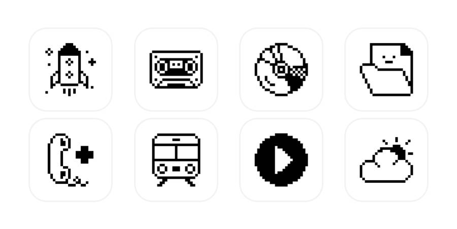 black dot iconpack حزمة أيقونة التطبيق[gtCfpvOnujInK5OVxngE]