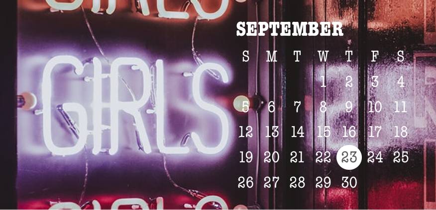 Neon GIRLS calendar Хуанли Виджетийн санаанууд[4WyAkXOV0flTVAyFVIpK]
