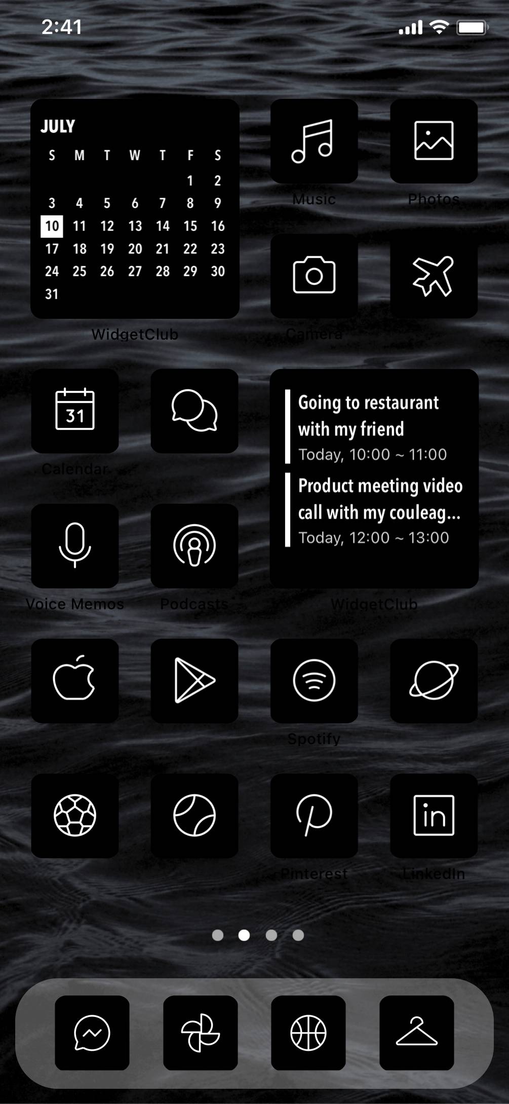 Black ocean home screen themeأفكار الشاشة الرئيسية[lZfHGekKV5DZvale5XaT]