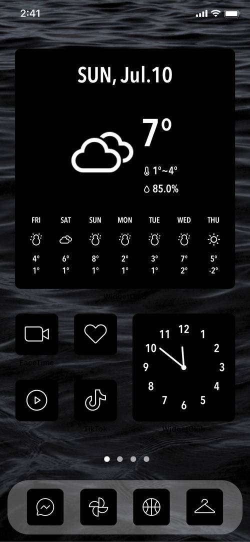 Black ocean home screen theme Home Screen ideas[lZfHGekKV5DZvale5XaT]