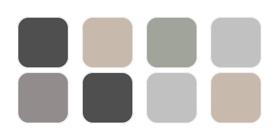 neutral color icon pack Пакет значков приложений[nZvF1n25Utn8UozOAxVn]