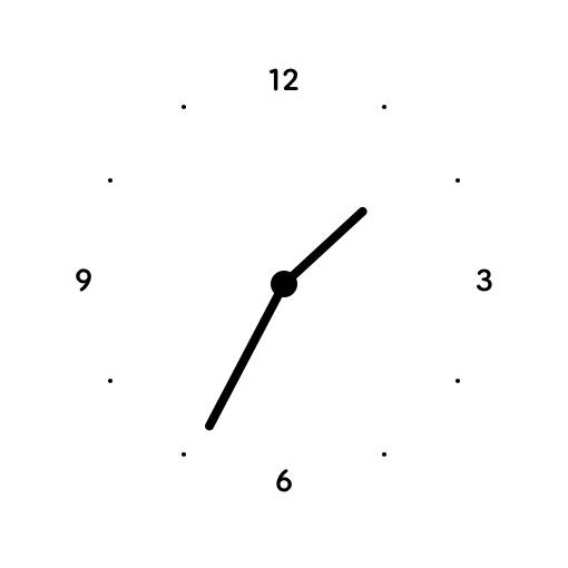 シンプル Horloge Idées de widgets[48MVLgS998lyqkPrdAH2]