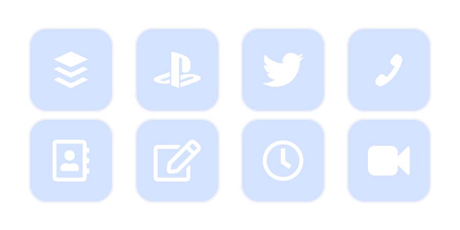 Blue App Icon Pack[WFpGpZm1I5mbQOrFYFK8]