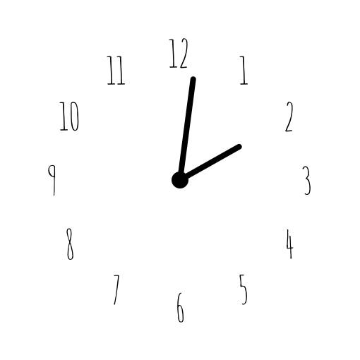 白黒 Relógio Ideias de widgets[cP4QKpa3qCdOXrcnR0qg]