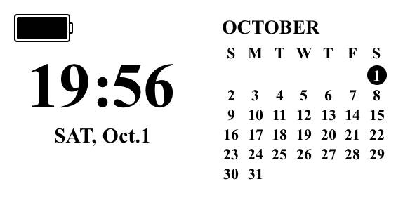 時計 Kalendar Idea widget[ycVzjv3HqpkcvEfLAzMH]