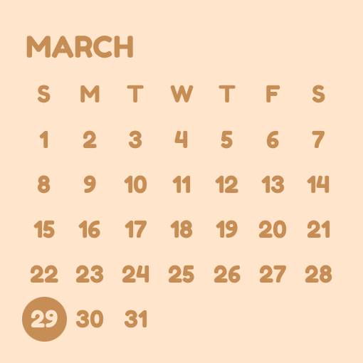 Calendar Widget ideas[WALeB4WFgJPwDUZpDFm1]