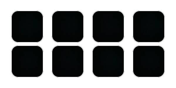 Črna Paket ikon aplikacij[WQ7fzpvLP1yyepmfZtr3]