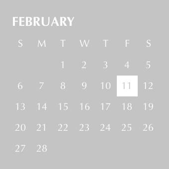 Gray cool widget Kalender Widget-Ideen[d4rhOZX2tmMWDoz0quSl]