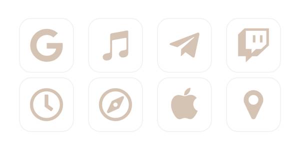 Béžový App Icon Pack[eFY9Fq5h2K7J4pmKX72a]