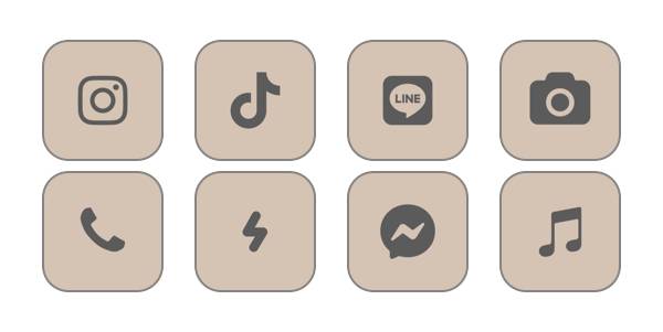 オシャレ アイコン App Icon Pack[TcdjLosfjd9AQiPI0m1F]