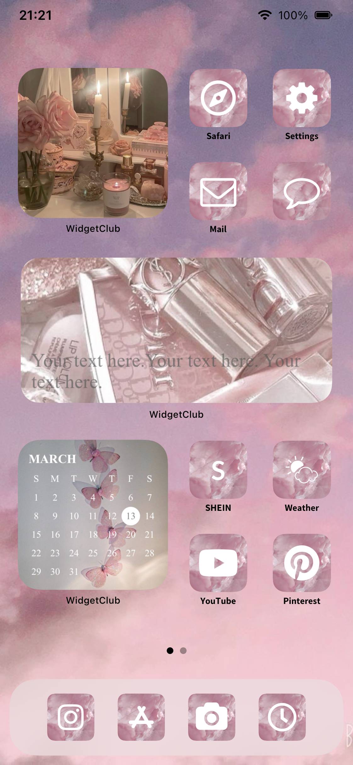 Pink SkyHome Screen ideas[71f0jGQ0hs0gHlfhaLBd]