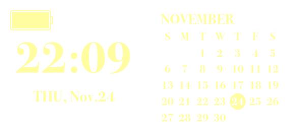 タイム/カレンダー/バッテリー Calendar Idei de widgeturi[lyDu2LQQvzOcGHVs4Xgd]
