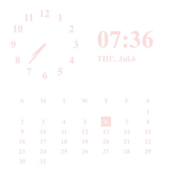 Clock Widget ideas[XU4vTCI9F9egs5krFvdT]