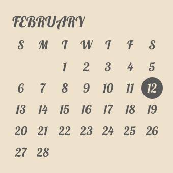 Calendrier Idées de widgets[wn4nFzJ8m78H04G7zwvg]