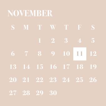 Calendario Ideas de widgets[KnBEQe4jcpHdSAro5cdH]