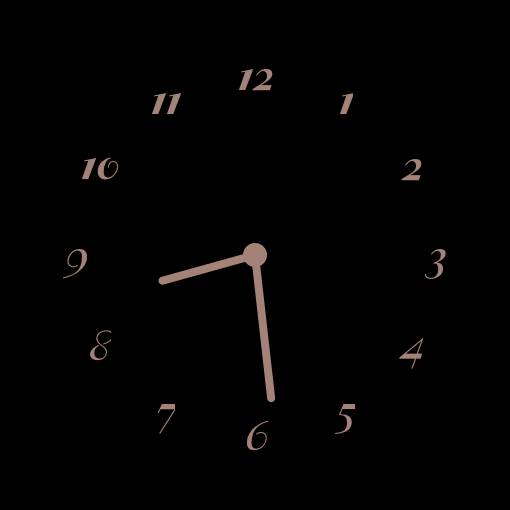 黒 Clock Widget ideas[ZFgqj2IkYuJ9WbK0nMEg]
