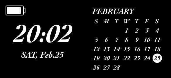 clock＆calendar לוּחַ שָׁנָה רעיונות לווידג'טים[7eZ4lL7wzanesVtTfRI7]