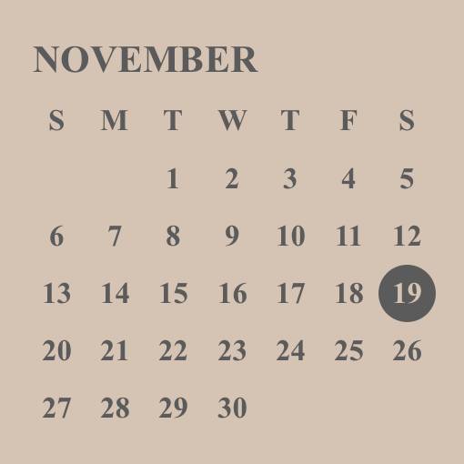 Calendario Ideas de widgets[nH8EyDZYupjrbbaBDkjV]
