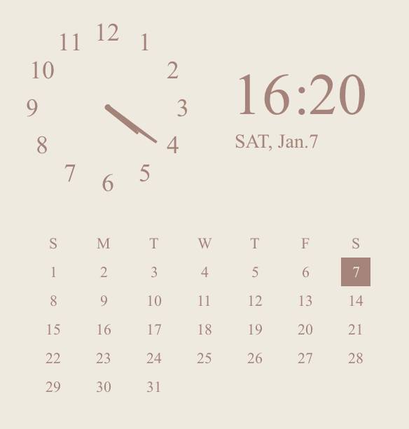 Horloge Idées de widgets[sU91bCxnruu7tvoZQzJs]