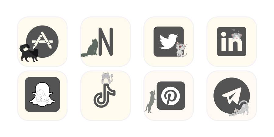 cat theme App Icon Pack[QaEQaByeGz6mamTT8TLi]