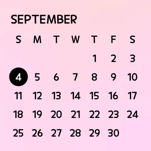 カレンダーKalender Ide widget[lpmhZBL4fZM74x9JQVDV]